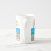 kerstMok Snowman Porselein Kop (Achterkant)