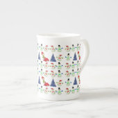 kerstMok Snowman Porselein Kop (Voorkant rechts)