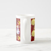 kerstMok Snowman Porselein Kop (Achterkant)