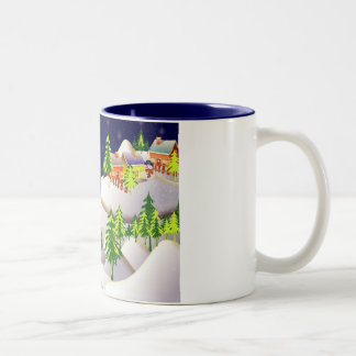 kerstMok Tweekleurige Koffiemok