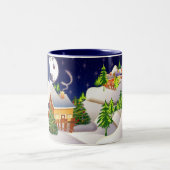 kerstMok Tweekleurige Koffiemok (Center)