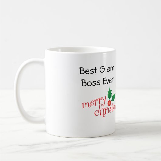 kerstMok voor damesboss Koffiemok (Links)
