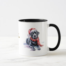Kerstmok voor hondenliefhebbers/Labrador Mok