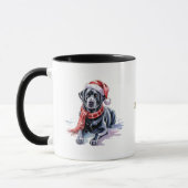 Kerstmok voor hondenliefhebbers/Labrador Mok (Links)
