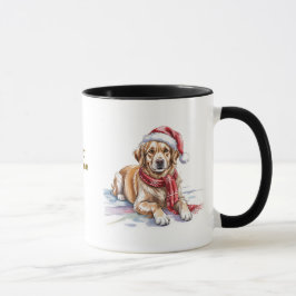 Kerstmok voor hondenliefhebbers mok