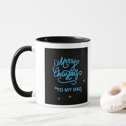 Kerstmok voor Papa – Feestelijk Kerstcadeau Mok (Met donut)