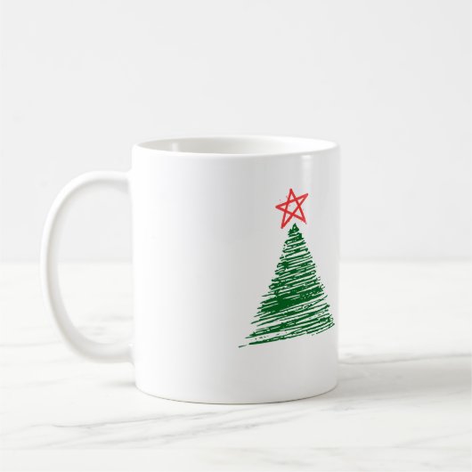 Kerstmoker Koffiemok (Links)