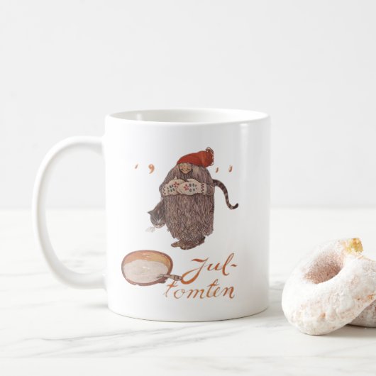 Kerstmoker Koffiemok (Met donut)