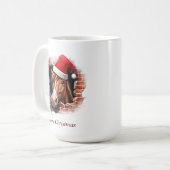 Kerstmoker Koffiemok (Voorkant links)