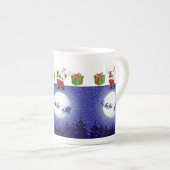 Kerstmoker Sinterklaas Porselein Kop (Voorkant rechts)