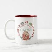 Kerstmoker Tweekleurige Koffiemok (Links)