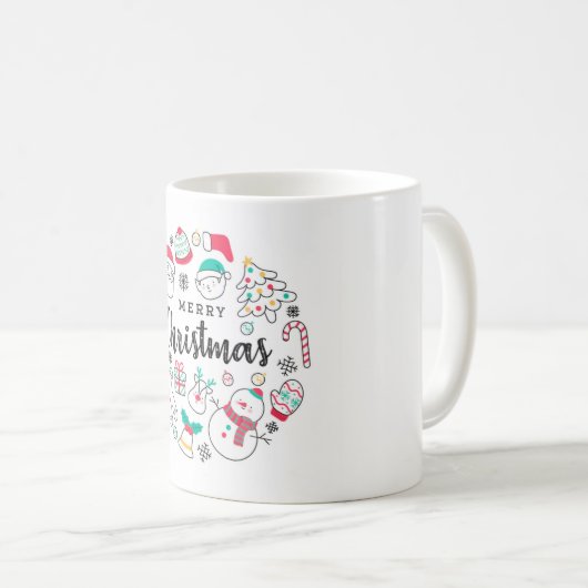 kerstmokken koffiemok (Voorkant rechts)