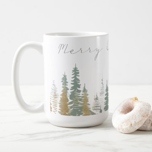 Kerstmokken koffiemok (Met donut)