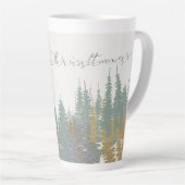 Kerstmokken latte mok (Rechterhoek)