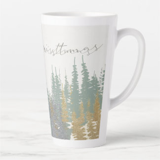 Kerstmokken latte mok
