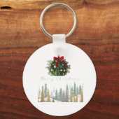 Kerstmokken sleutelhanger (Achterkant)