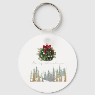 Kerstmokken sleutelhanger