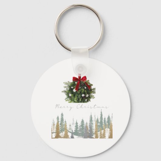Kerstmokken sleutelhanger (Achterkant)