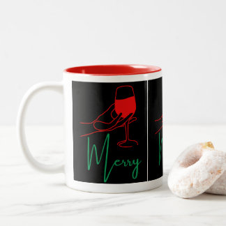 Kerstmokken Tweekleurige Koffiemok