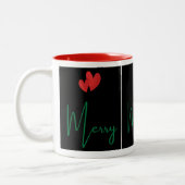 Kerstmokken Tweekleurige Koffiemok (Links)
