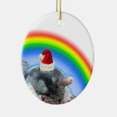 Kerstmols Keramisch Ornament (Rechts)