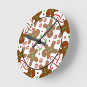 Kerstmonografie voor ontbijtbrood ronde klok (Hoek)