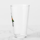 kerstmonogram A Persoonlijke bier Glas (Links)