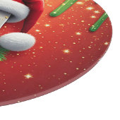 Kerstmonogram A voor wintergeschenken Snijplank (Hoek)