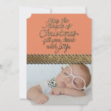 kerstmonogram FOTO-WENSKAART