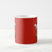 Kerstmonogram S met Sinterklaashoed Kerstcadeau Koffiemok (Center)