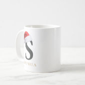 Kerstmonogrammok Koffiemok (Voorkant links)