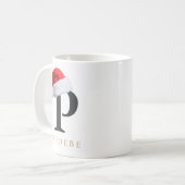Kerstmonogrammok Koffiemok (Voorkant links)