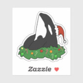 Kerstmoordenaar Whale Orca Sticker (Vel)
