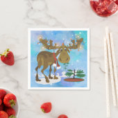 Kerstmoose Servet (Insitu)