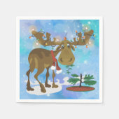 Kerstmoose Servet (Voorkant)