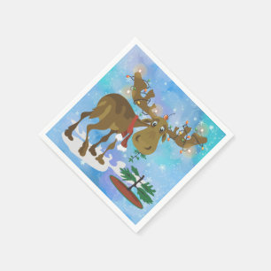 Kerstmoose Servet