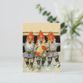 “Kerstmoppen” door Jenny Nystrom Briefkaart (Staand voorkant)