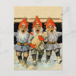 “Kerstmoppen” door Jenny Nystrom Briefkaart