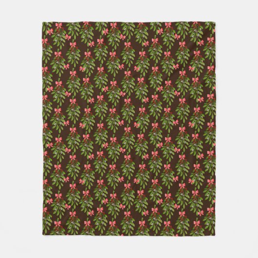 Kerstmoppen - fleece deken (Voorkant)