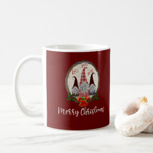 Kerstmoppen Rustic, Schotland geruit, Trendy Koffiemok