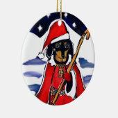 KERSTMOPPENTJE KERAMISCH ORNAMENT (Rechts)