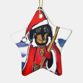 KERSTMOPPENTJE KERAMISCH ORNAMENT (Links)