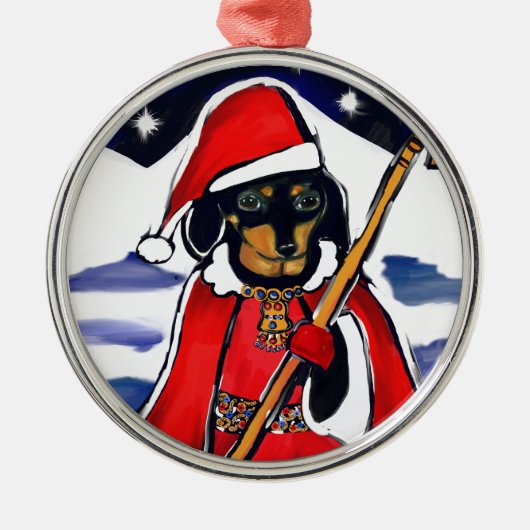 KERSTMOPPENTJE METALEN ORNAMENT (Voorkant)