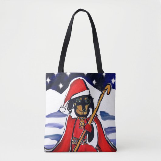 KERSTMOPPENTJE TOTE BAG (Voorkant)