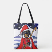 KERSTMOPPENTJE TOTE BAG (Achterkant)