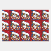 KERSTMOPSHOND INPAKPAPIER VEL (Voorkant 2)