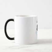 Kerstmorfende mok/Sneeuwman Magische Mok (Links)