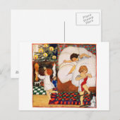 Kerstmorgen 1921 feestdagenkaart (Voorkant / Achterkant)