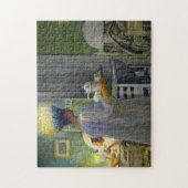 Kerstmorgen, de feestdag van Saint Lucy Legpuzzel (Verticaal)