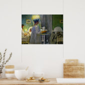 Kerstmorgen, de feestdag van Saint Lucy Poster (Keuken)